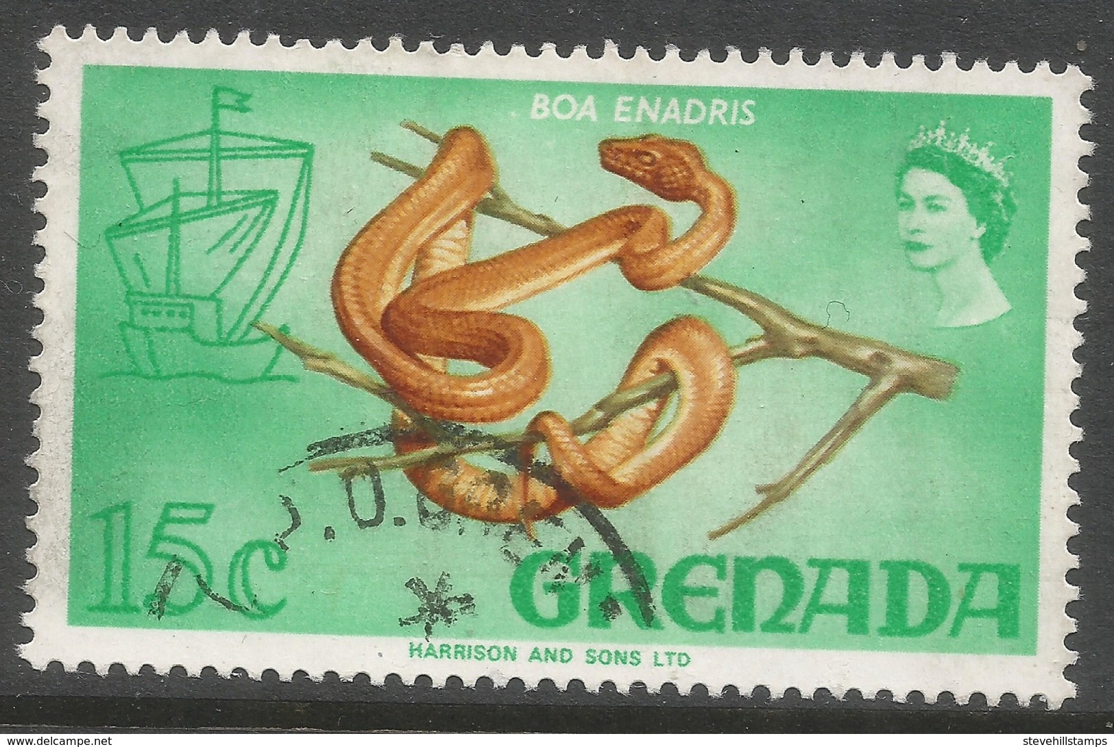 Grenada. 1968-71 Definitives. 15c Used  SG 314 - Grenada (...-1974)