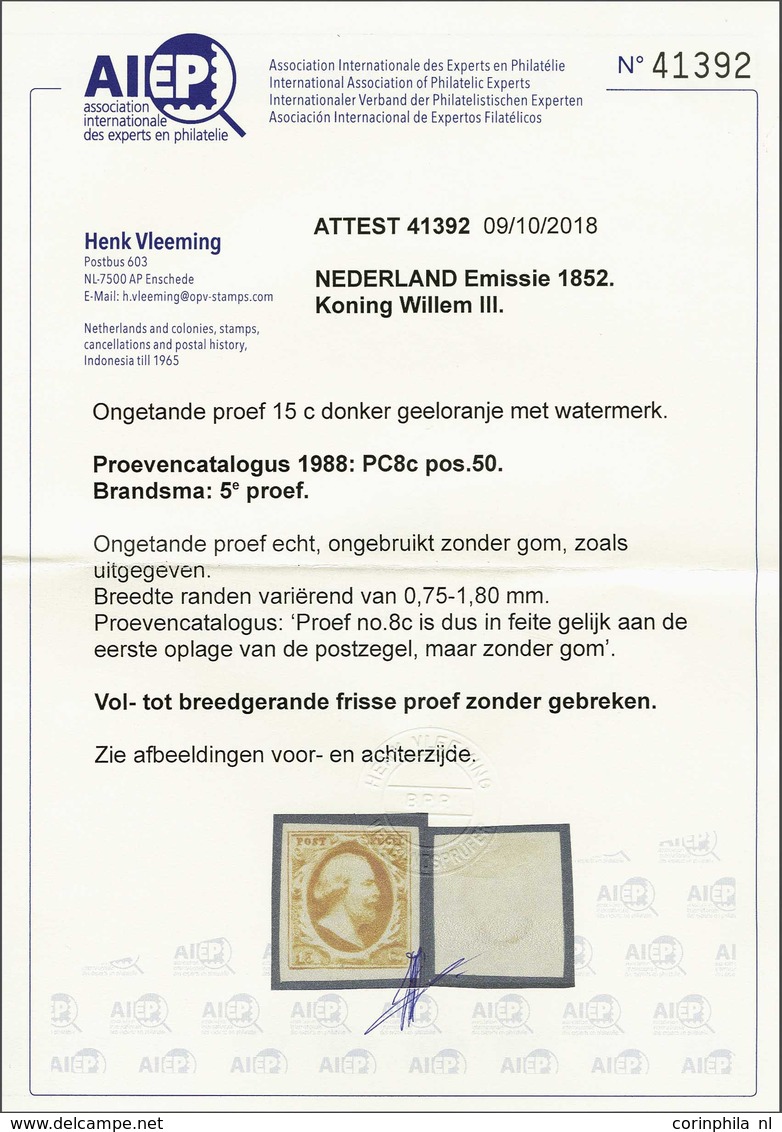 NL 1852 King William III - Other & Unclassified