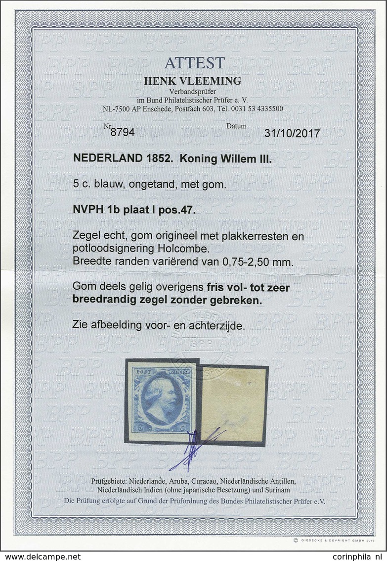 NL 1852 King William III - Sonstige & Ohne Zuordnung