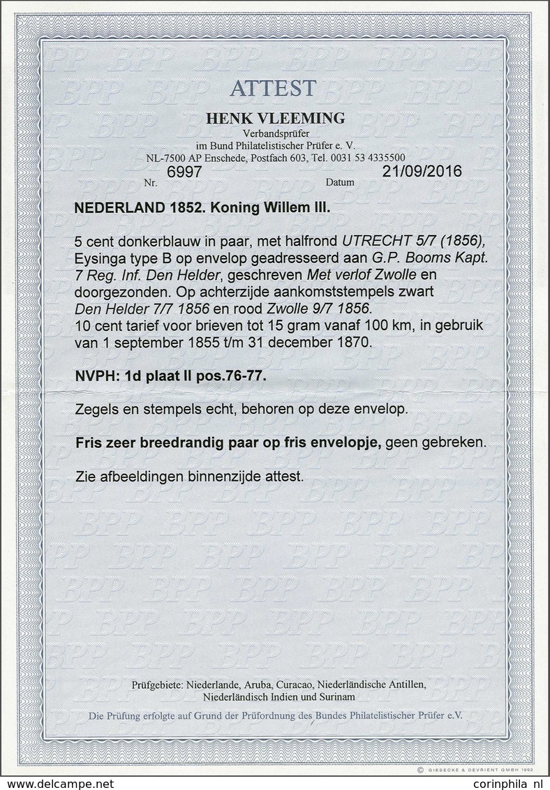 NL 1852 King William III - Other & Unclassified