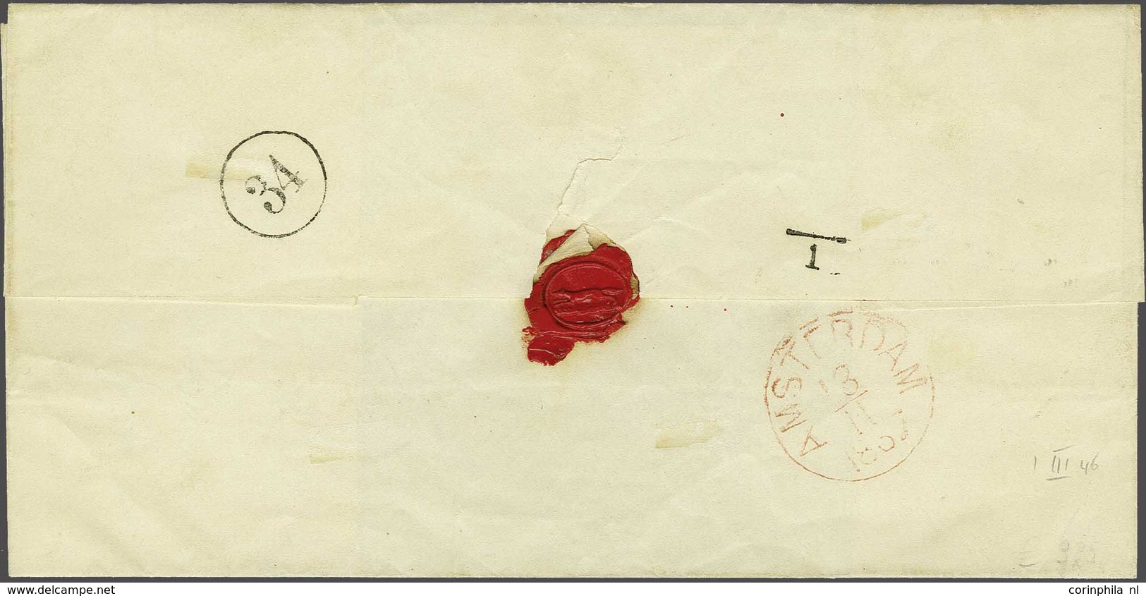 NL 1852 King William III - Other & Unclassified