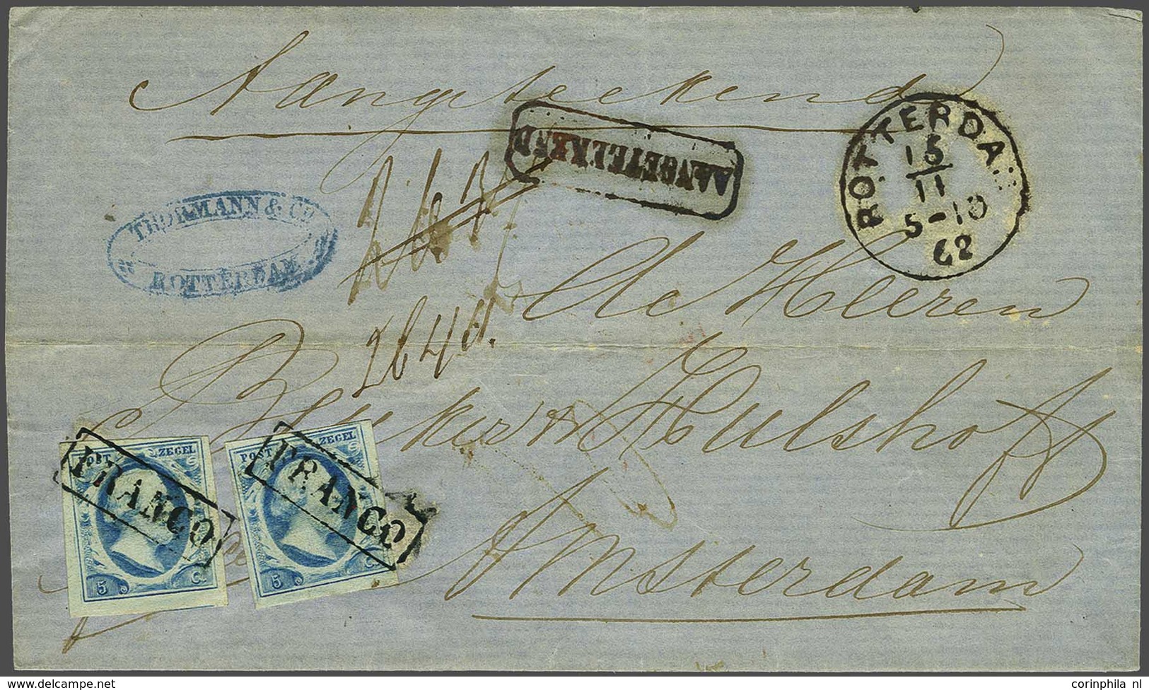 NL 1852 King William III - Autres & Non Classés