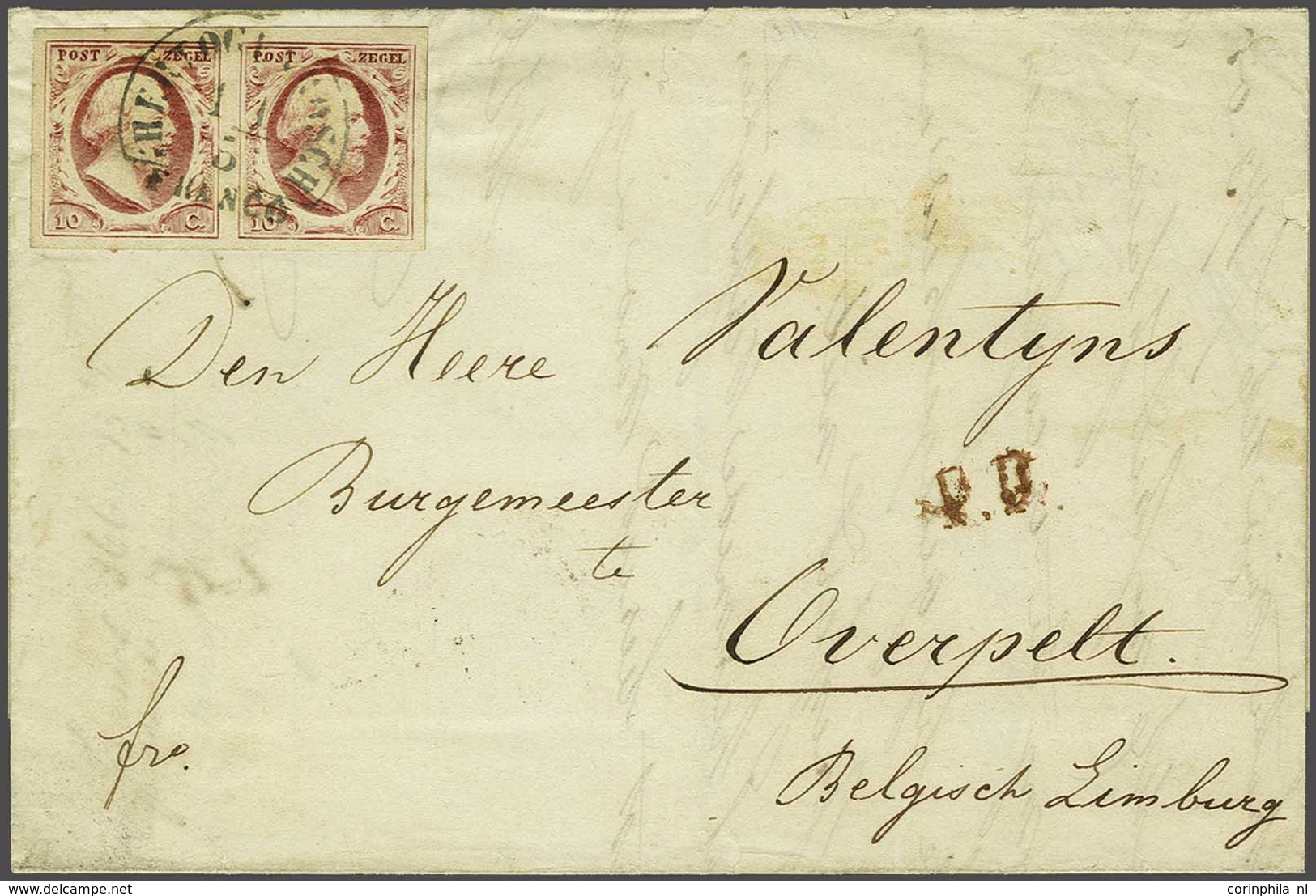 NL 1852 King William III - Autres & Non Classés