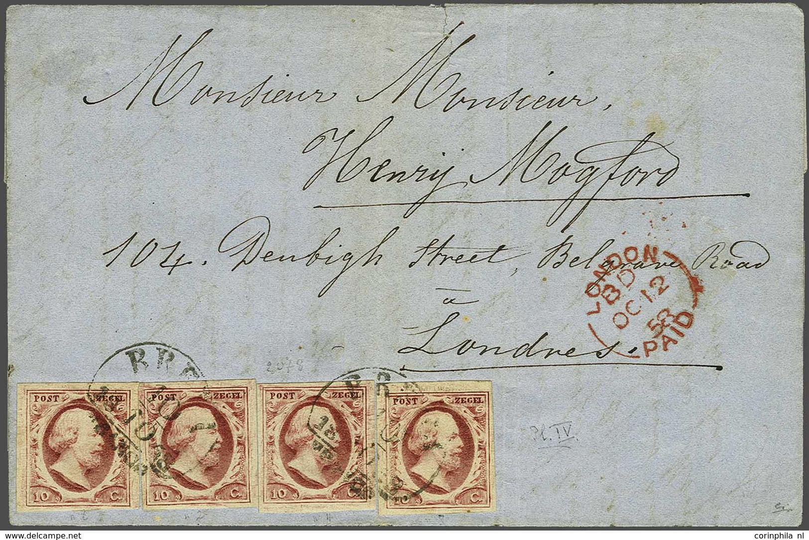 NL 1852 King William III - Other & Unclassified