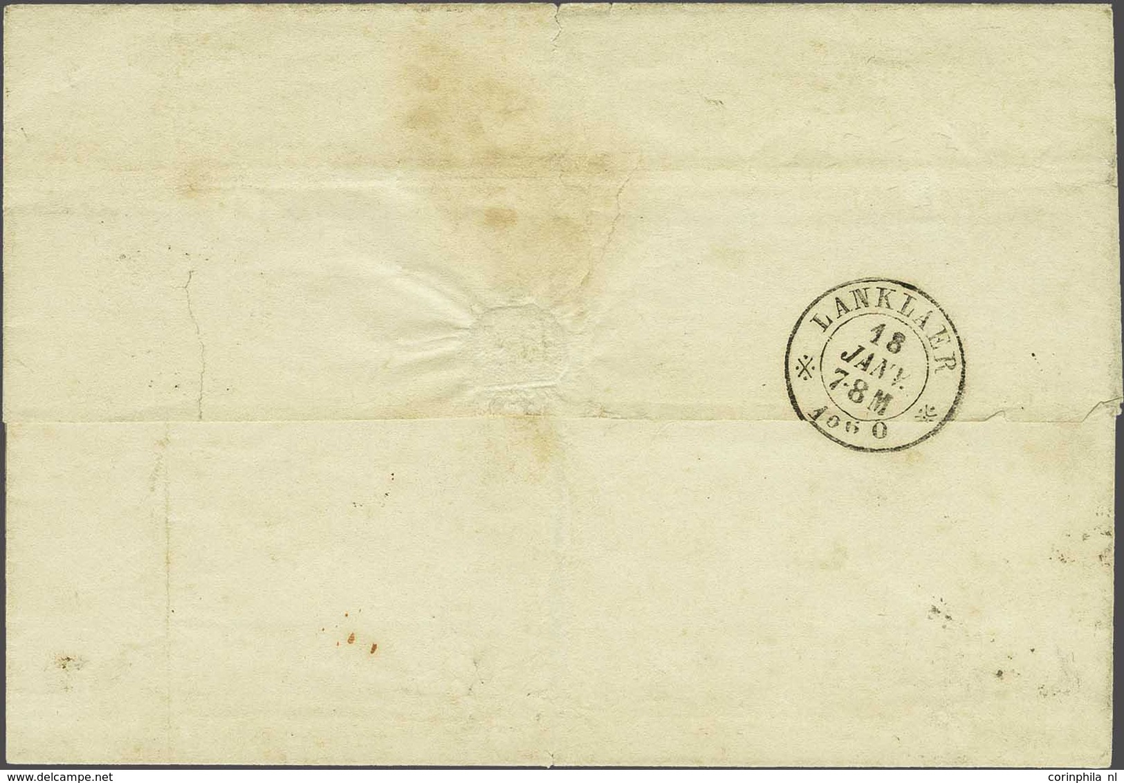 NL 1852 King William III - Other & Unclassified