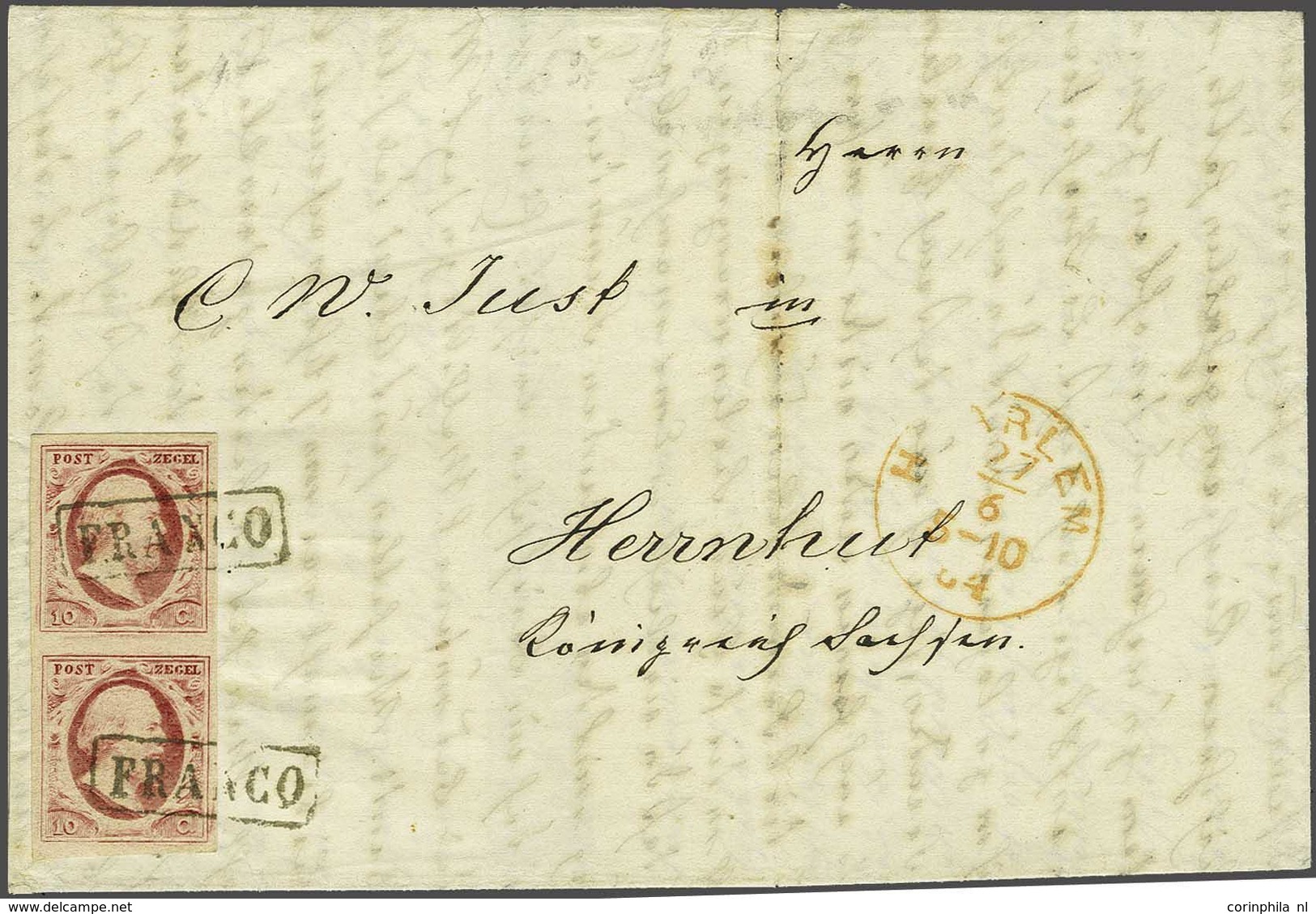 NL 1852 King William III - Other & Unclassified