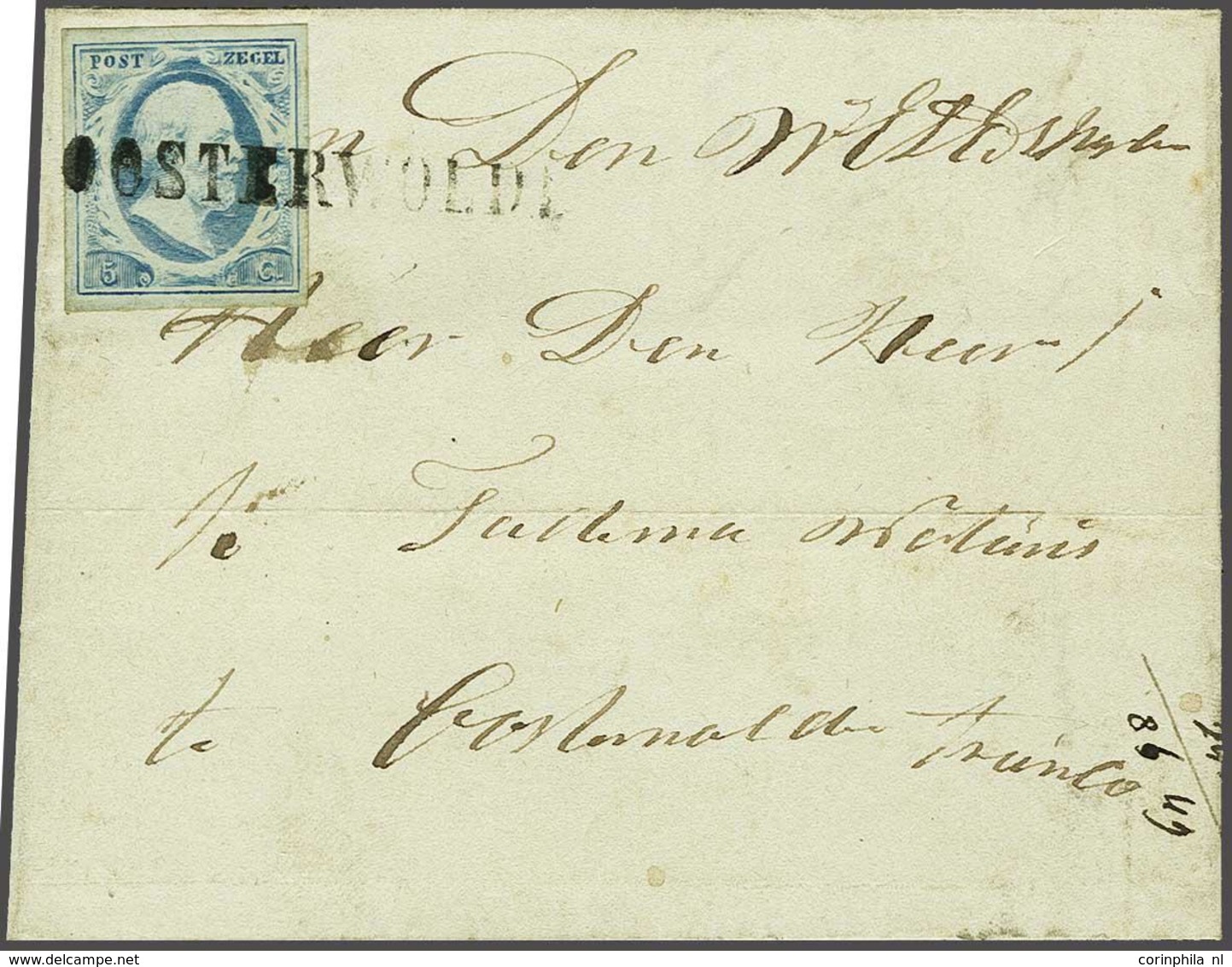 NL 1852 Oblong Stamp - Autres & Non Classés