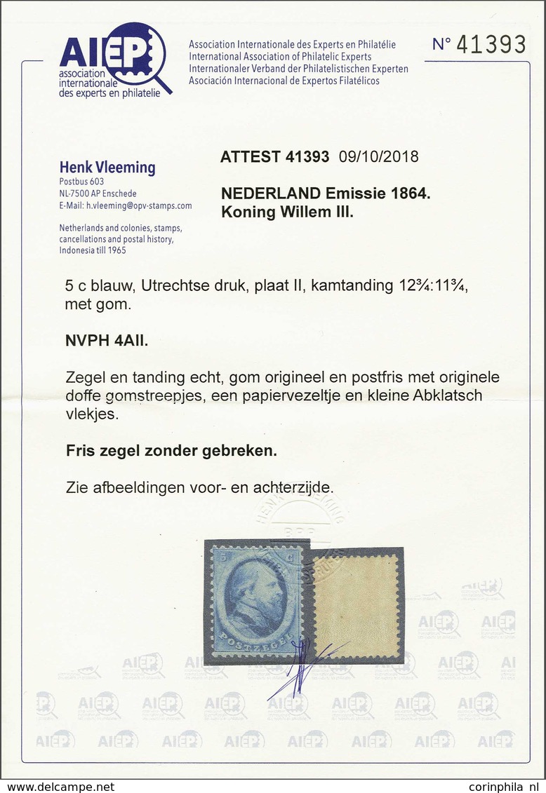 NL 1864 King William III - Other & Unclassified