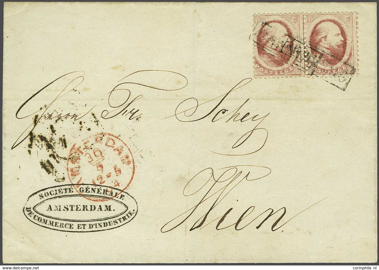 NL 1864 King William III - Sonstige & Ohne Zuordnung