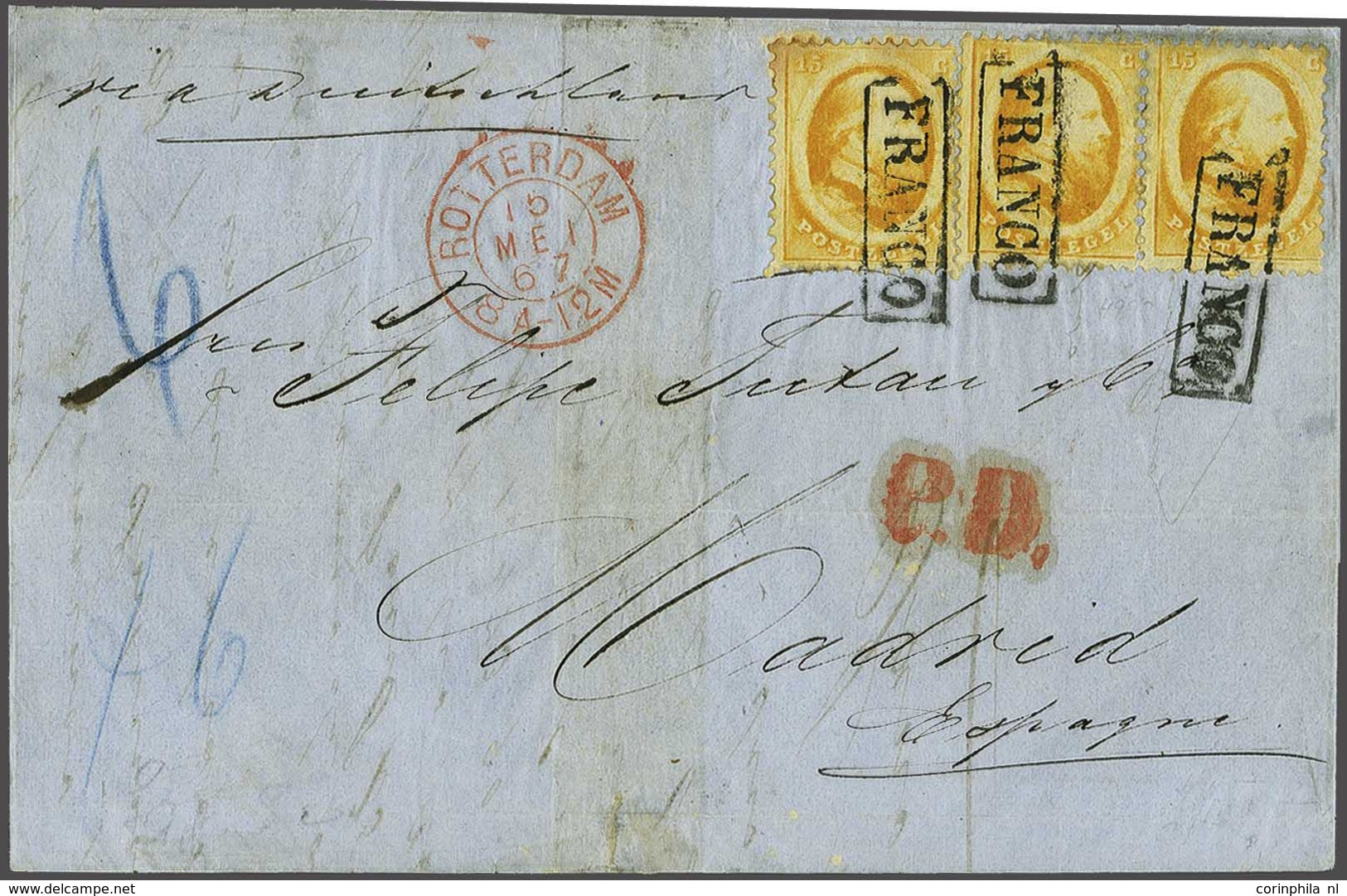 NL 1864 King William III - Other & Unclassified