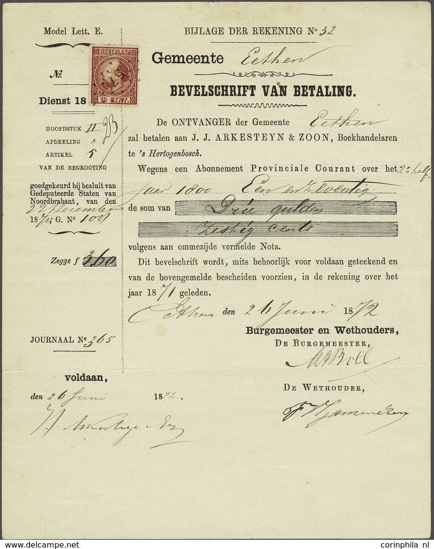 NL 1867 King William III - Sonstige & Ohne Zuordnung