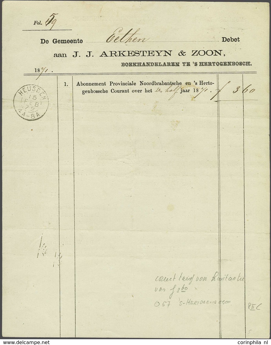 NL 1867 King William III - Other & Unclassified