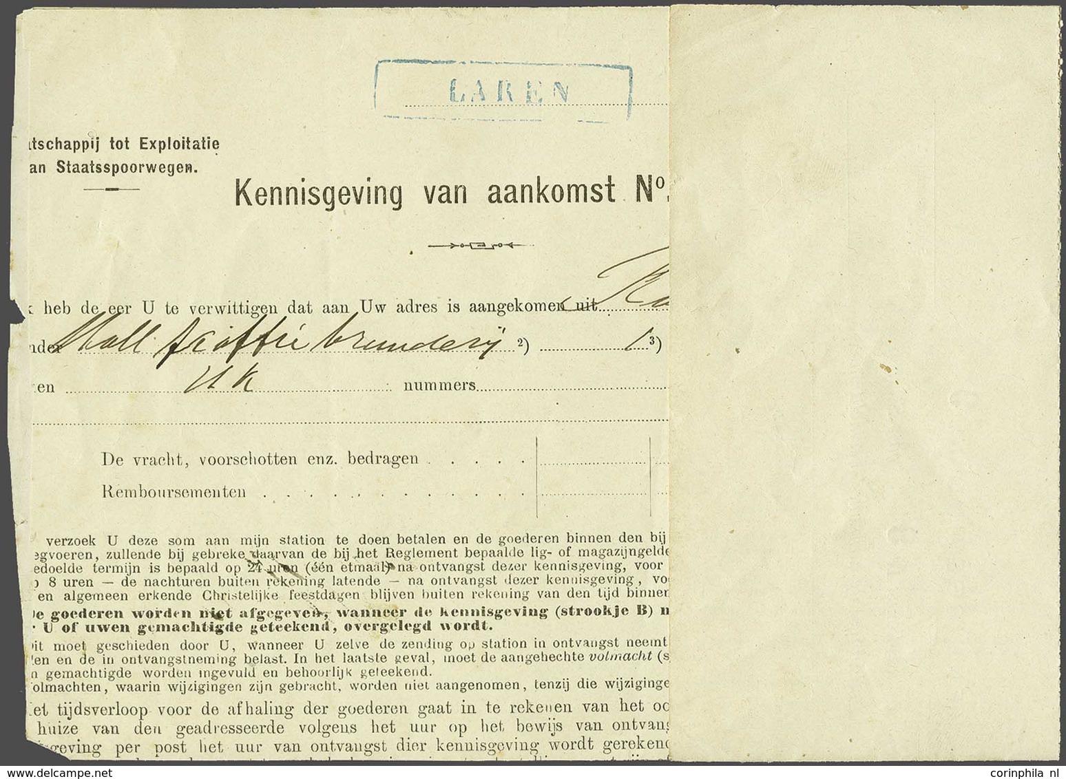 NL 1891 Princess Wilhelmina - Other & Unclassified