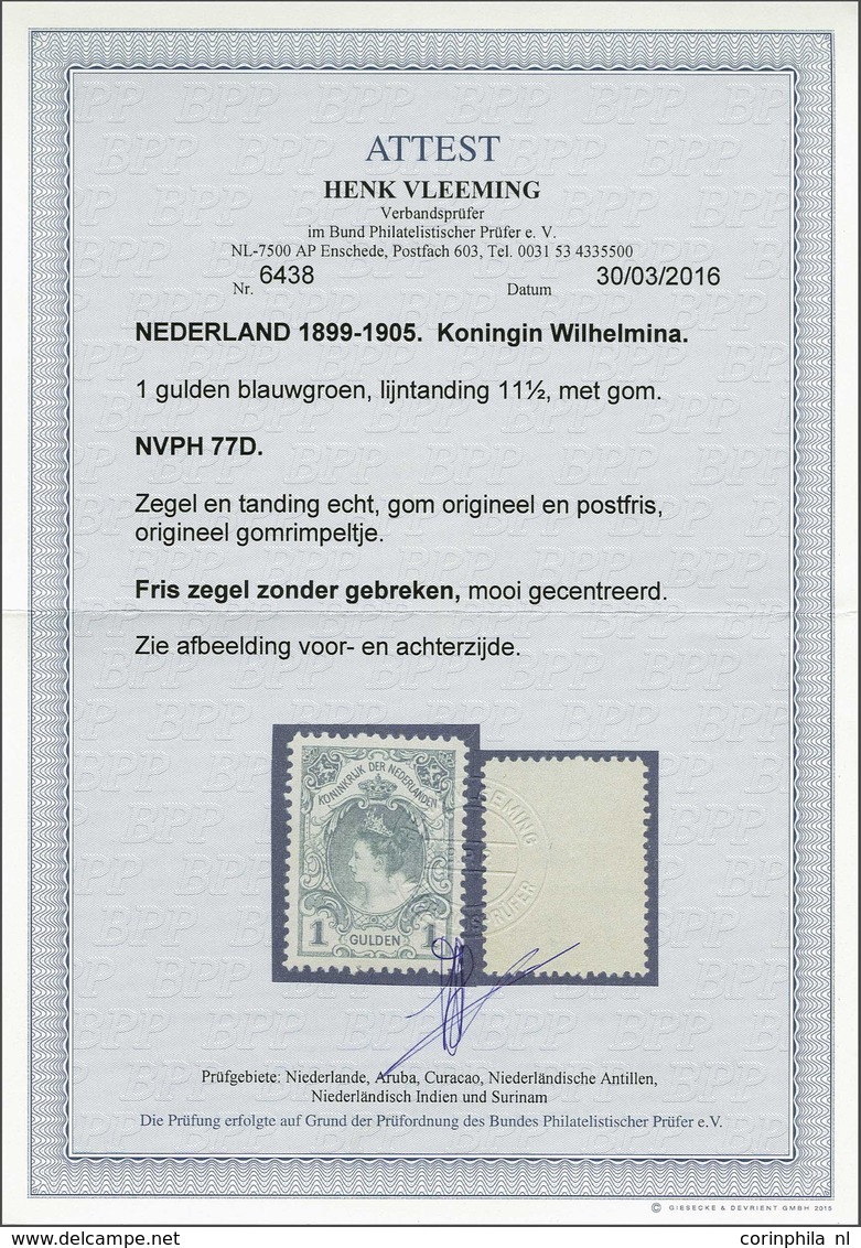 NL 1899 Numerals And Queen Wilhelmina - Other & Unclassified