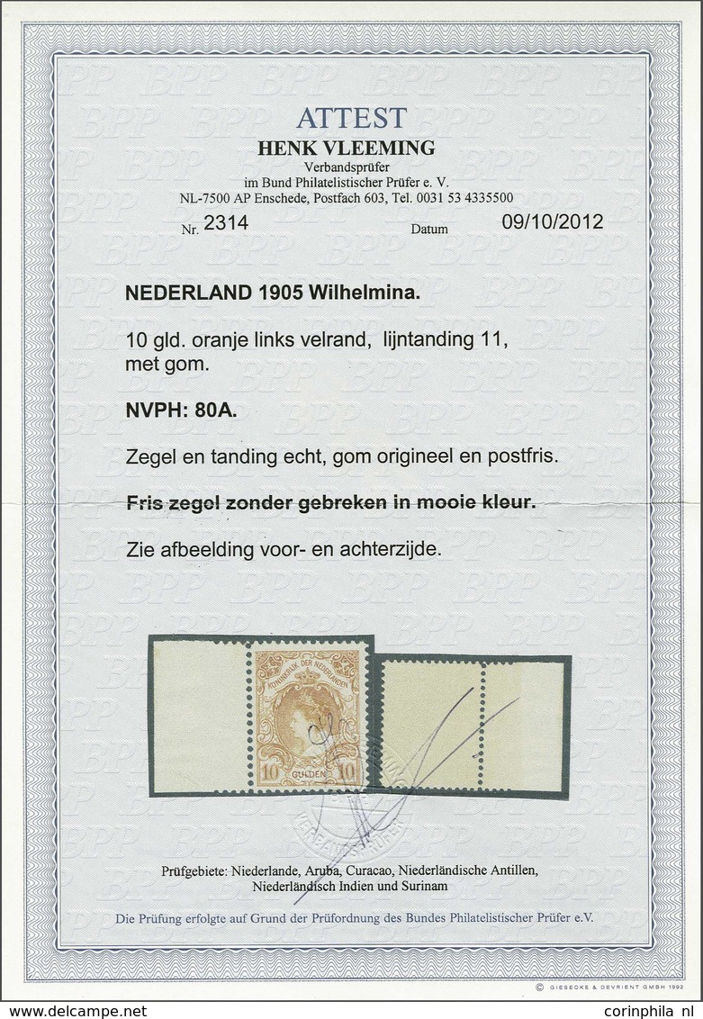 NL 1899 Numerals And Queen Wilhelmina - Other & Unclassified