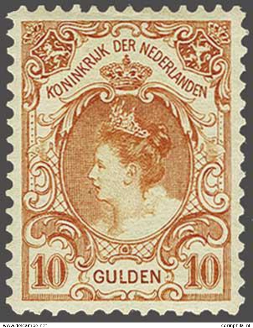 NL 1899 Numerals And Queen Wilhelmina - Otros & Sin Clasificación