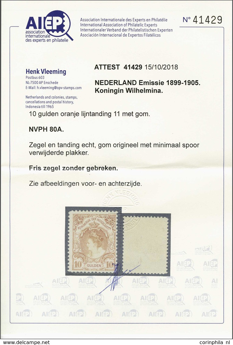 NL 1899 Numerals And Queen Wilhelmina - Other & Unclassified