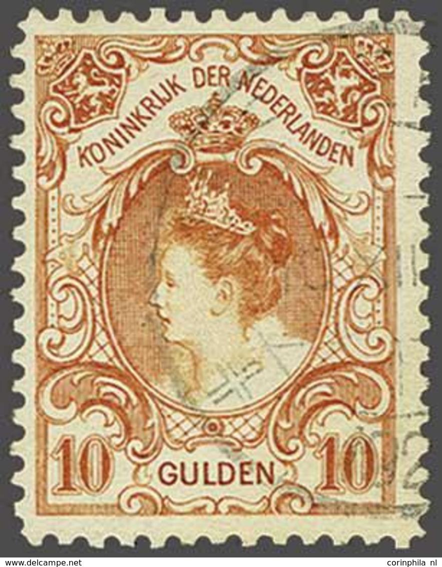 NL 1899 Numerals And Queen Wilhelmina - Other & Unclassified