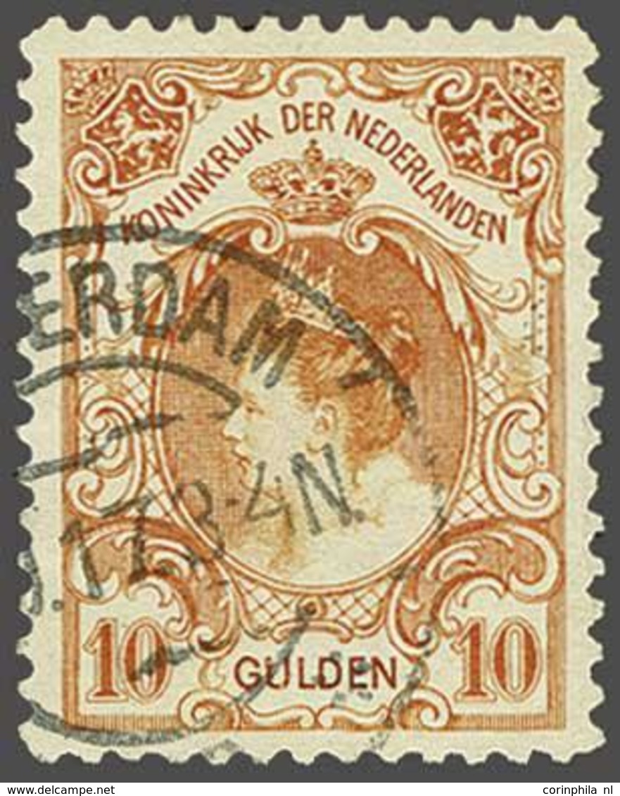 NL 1899 Numerals And Queen Wilhelmina - Otros & Sin Clasificación