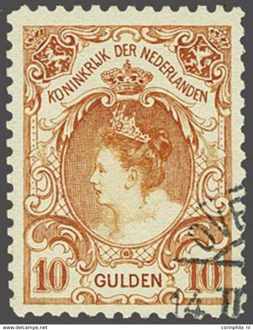 NL 1899 Numerals And Queen Wilhelmina - Sonstige & Ohne Zuordnung