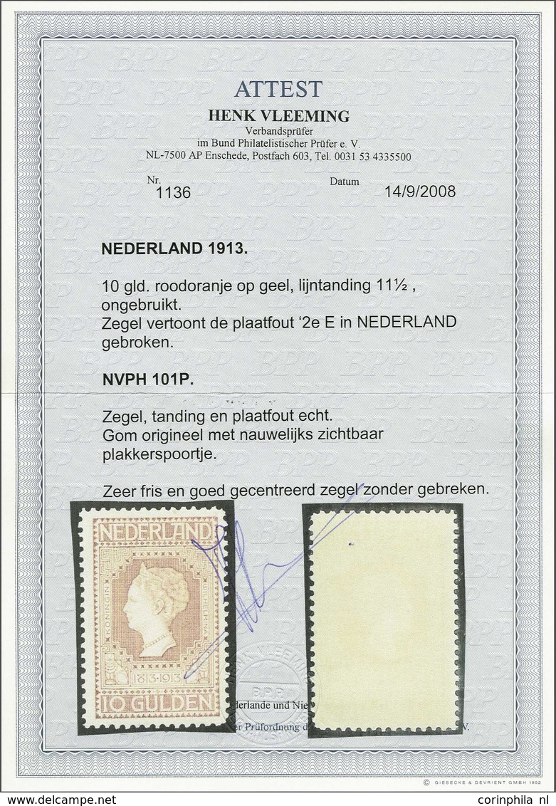 NL 1913 100 Years Of Independence - Other & Unclassified