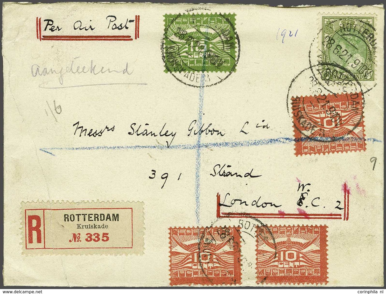 Netherlands Air Post Stamps - Autres & Non Classés