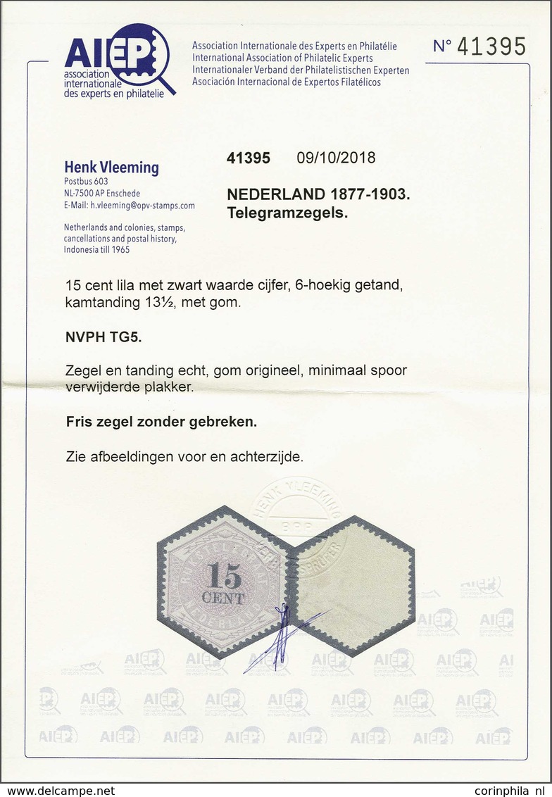 Netherlands Telegraph Stamps - Autres & Non Classés