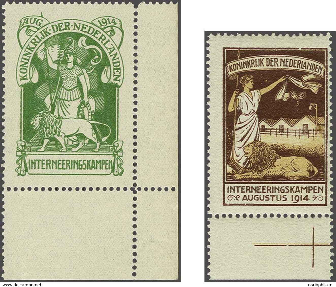 Netherlands Internment Stamps - Autres & Non Classés