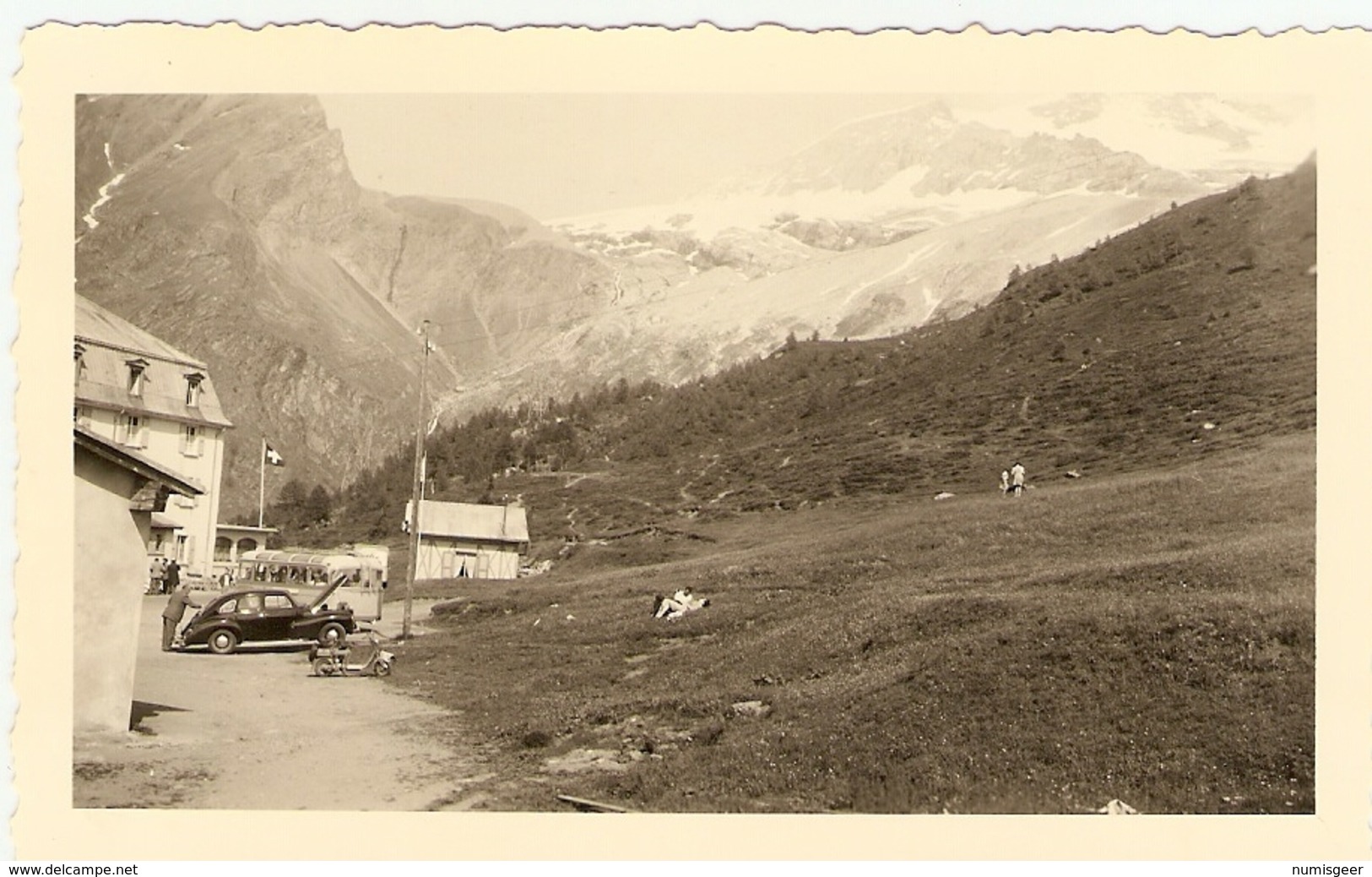 SUISSE - ( VALAIS ) Col Du Simplon ( Photo: Format 12 X 7.5 ) - Luoghi