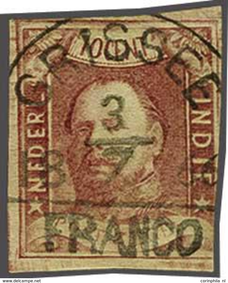 Netherlands Indies Half Round Franco Cancellation - Autres & Non Classés