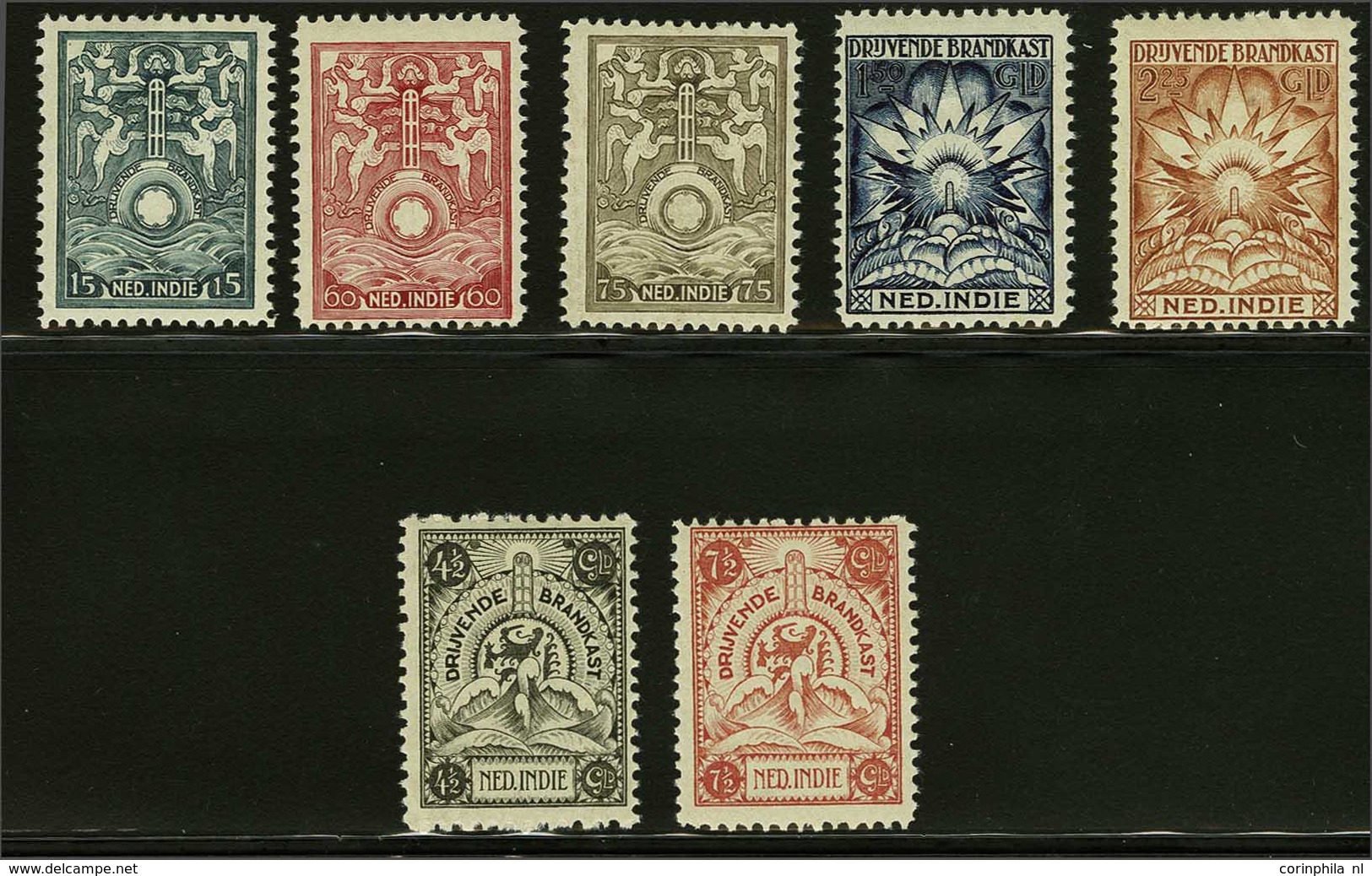 Netherlands Indies Incendiary Box Stamps - Sonstige & Ohne Zuordnung