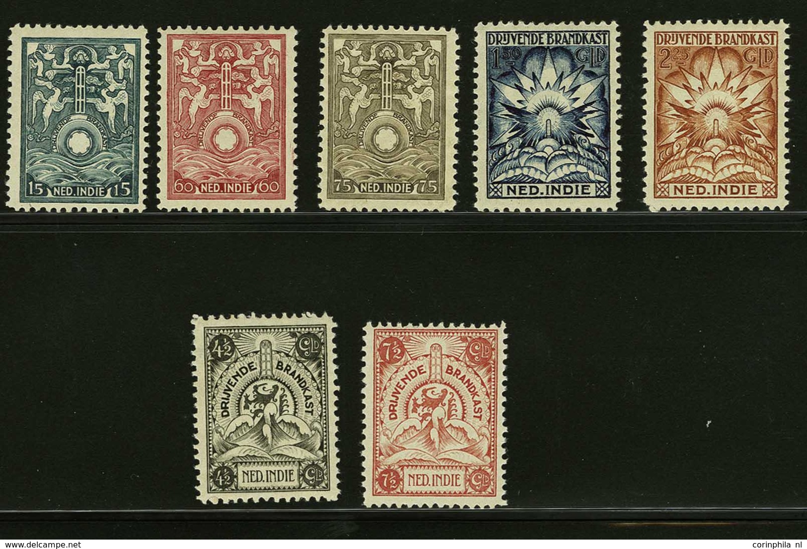 Netherlands Indies Incendiary Box Stamps - Sonstige & Ohne Zuordnung