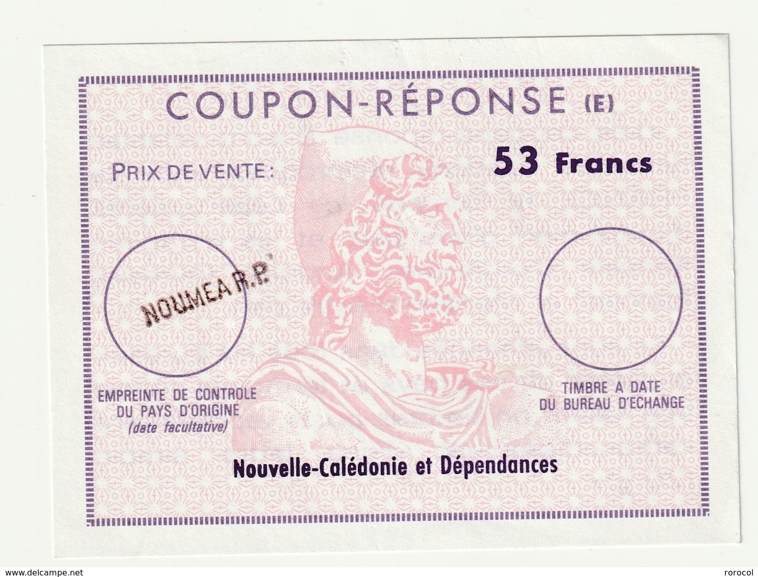 NOUVELLE-CALEDONIE COUPON REPONSE NEUF NOUMEA - Lettres & Documents