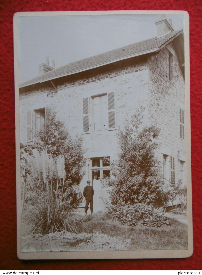 LORIENT VILLA OFFICIER DE MARINE 1902 PHOTO 18 X 12.5 - Lieux
