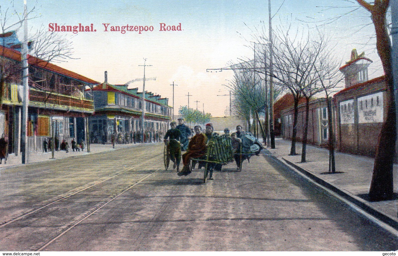 Shanghaï - Yangtzepoo Road En 1935 - Chine