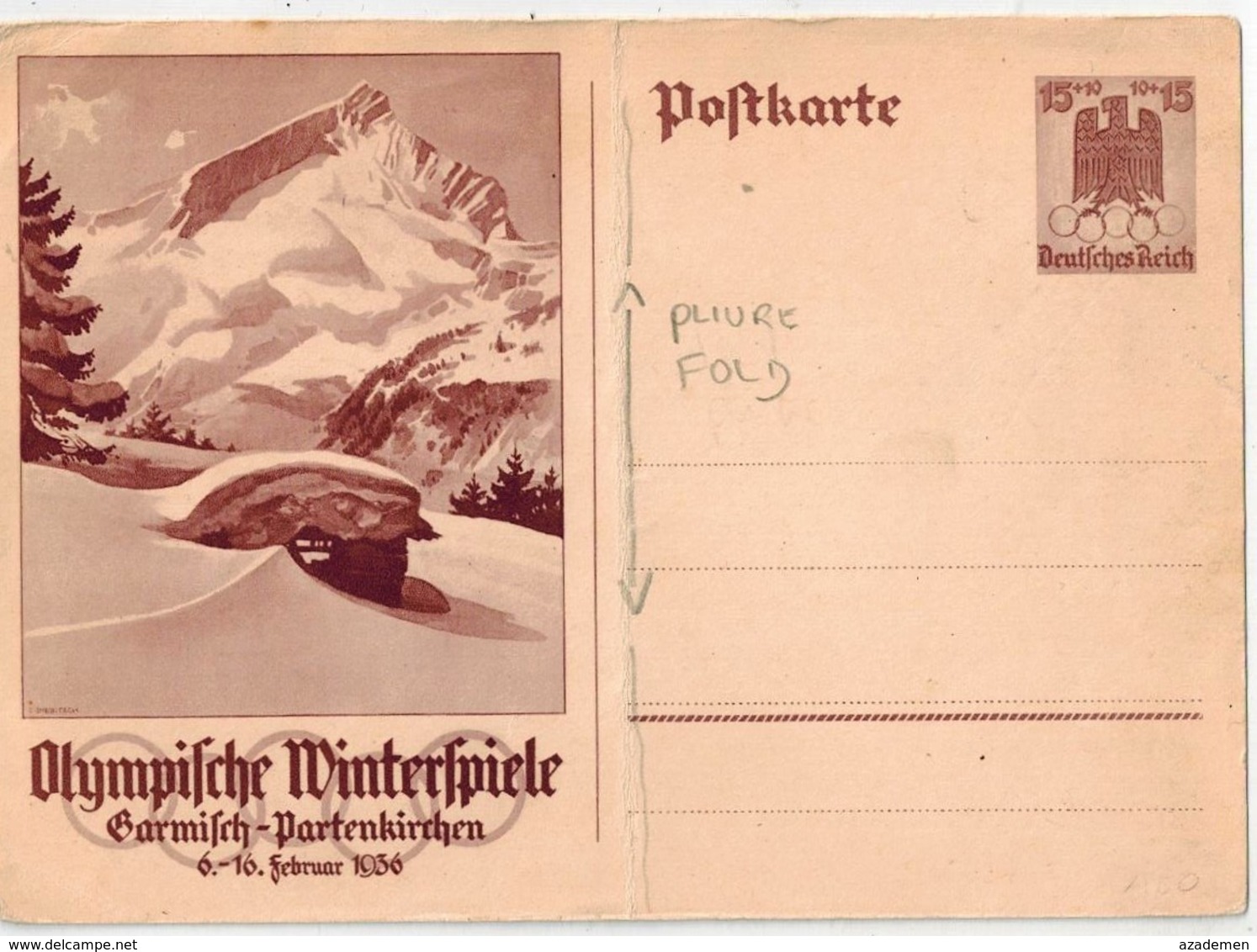 Garmisch-Partenkirchen 1936 - Hiver 1936: Garmisch-Partenkirchen