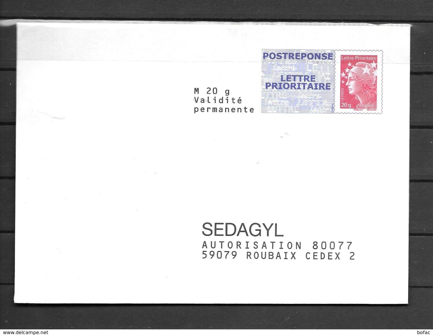 SEAGYL   2 Scans  Lettre Prioritaire Marianne De Beaujard *FRANCE*  509 - PAP: Antwort/Ciappa-Kavena
