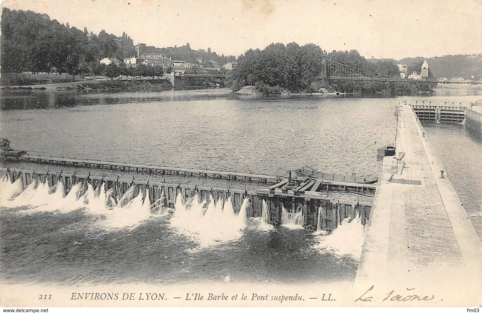 Lyon 9 Saint Rambert Ile Barbe Et Caluire écluse Péniche Péniches - Lyon 9