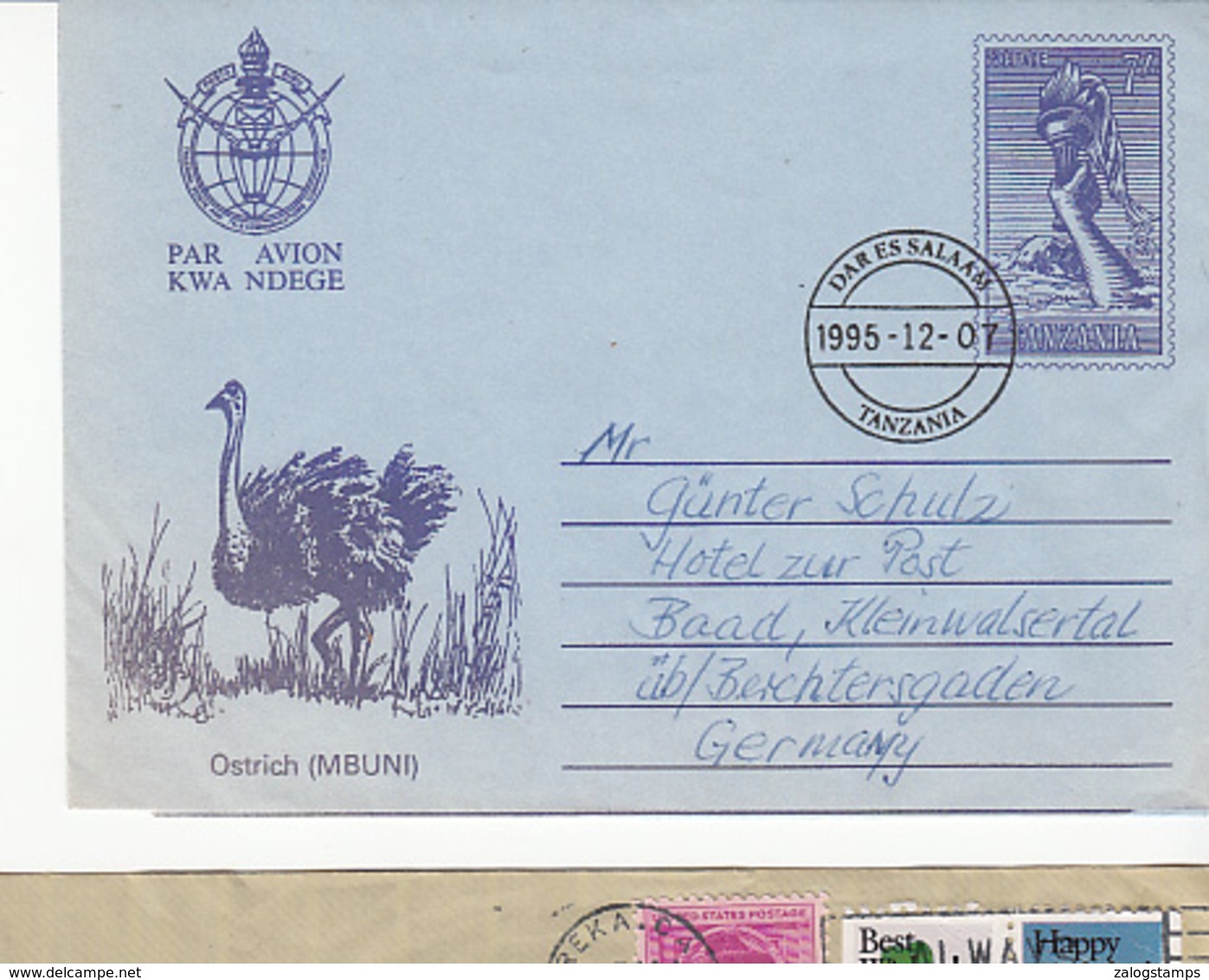 Zambia  Airmail Cover To Germany, Stamps Bird          (A-1500(Special-4)) - Zambezia