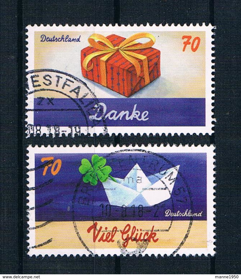 BRD/Bund 2018 Mi.Nr. 3386/87 Gestempelt - Usati