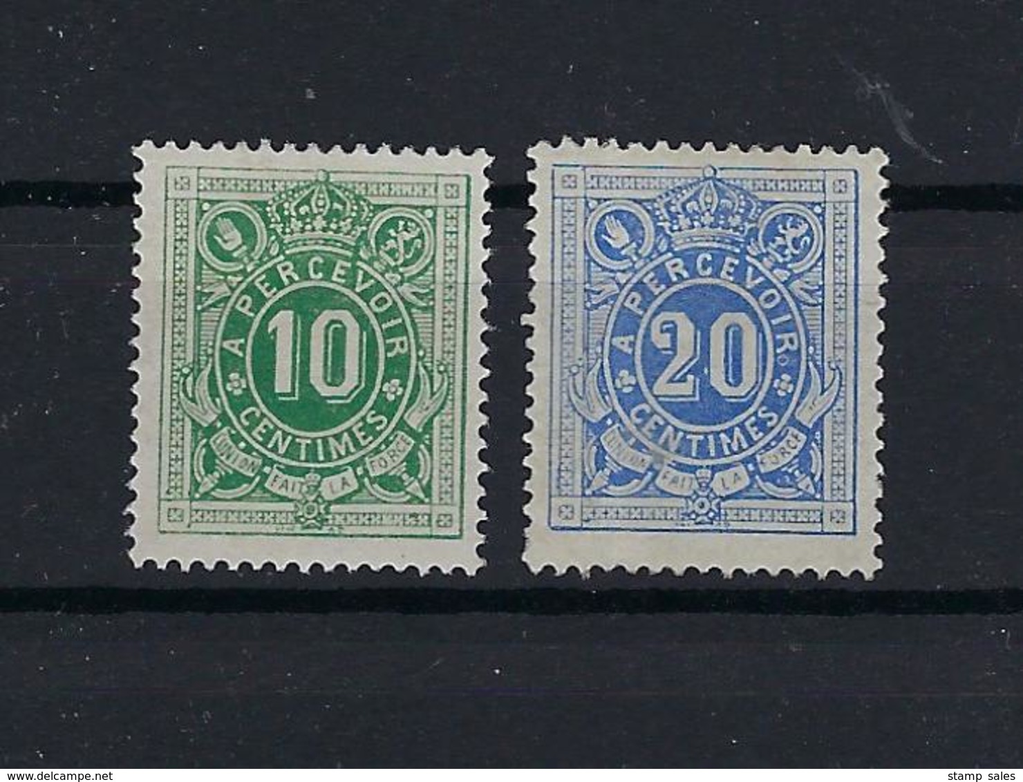 N°TX1/TX2 (ntz) (**) HERGOMD ZONDER SCHARNIER PRIJS VOOR MNH ** POSTFRIS ZONDER SCHARNIER COB € 357,00 - Timbres