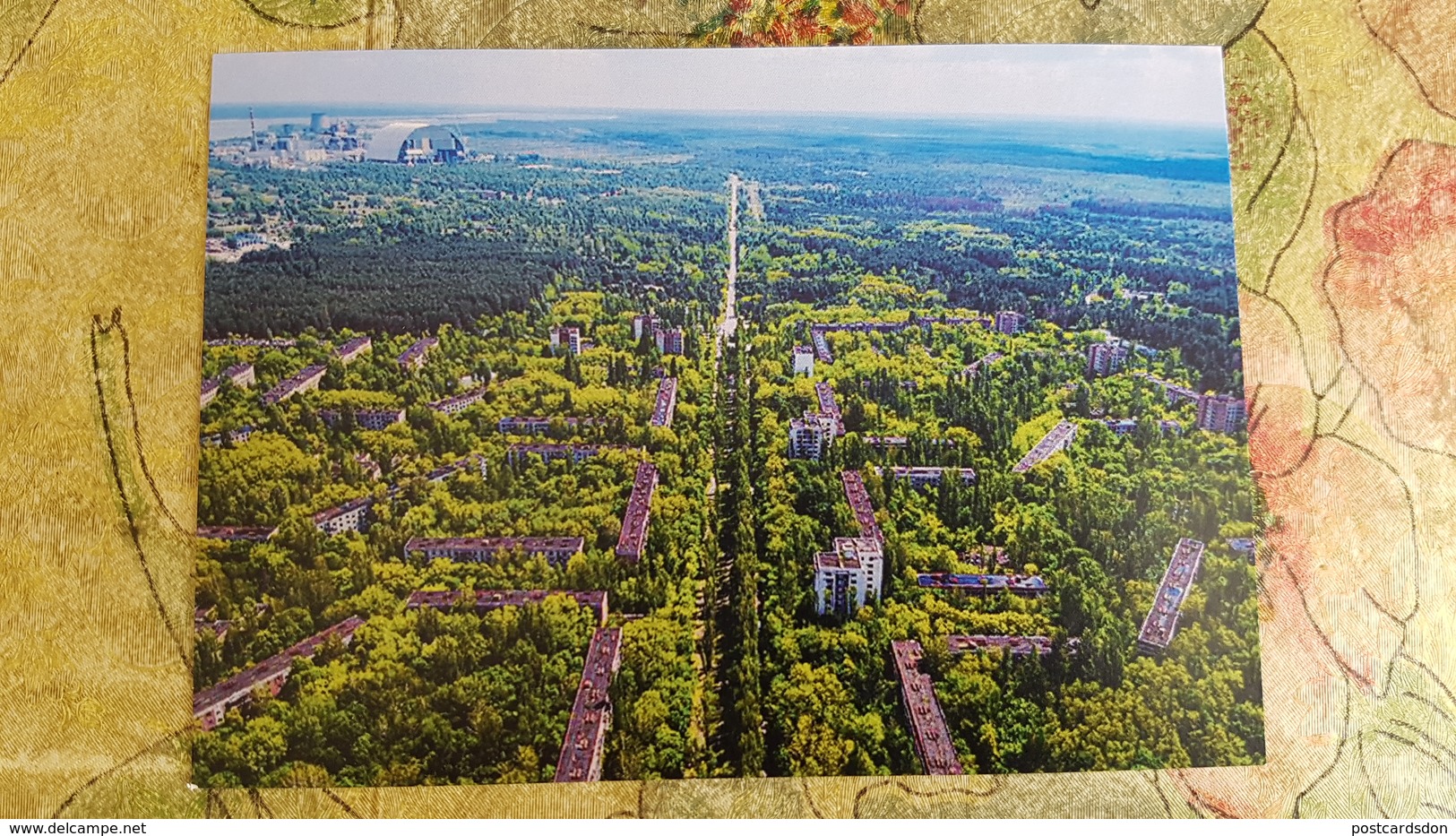 UKRAINE Chernobyl Nuclear Power Plant Or Chornobyl Nuclear Power Station. Aerial View - Ukraine