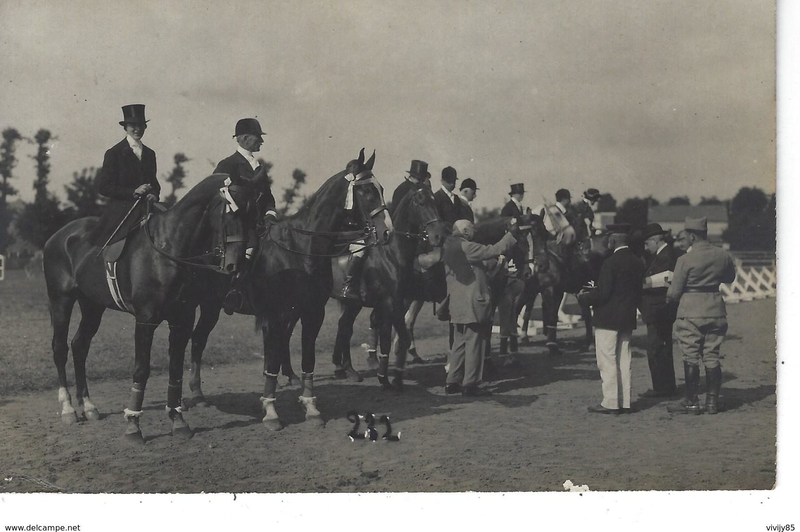 Belle Carte Photo Animée - Concours Saut D'obstacles - Remise Des Prix - Hippisme