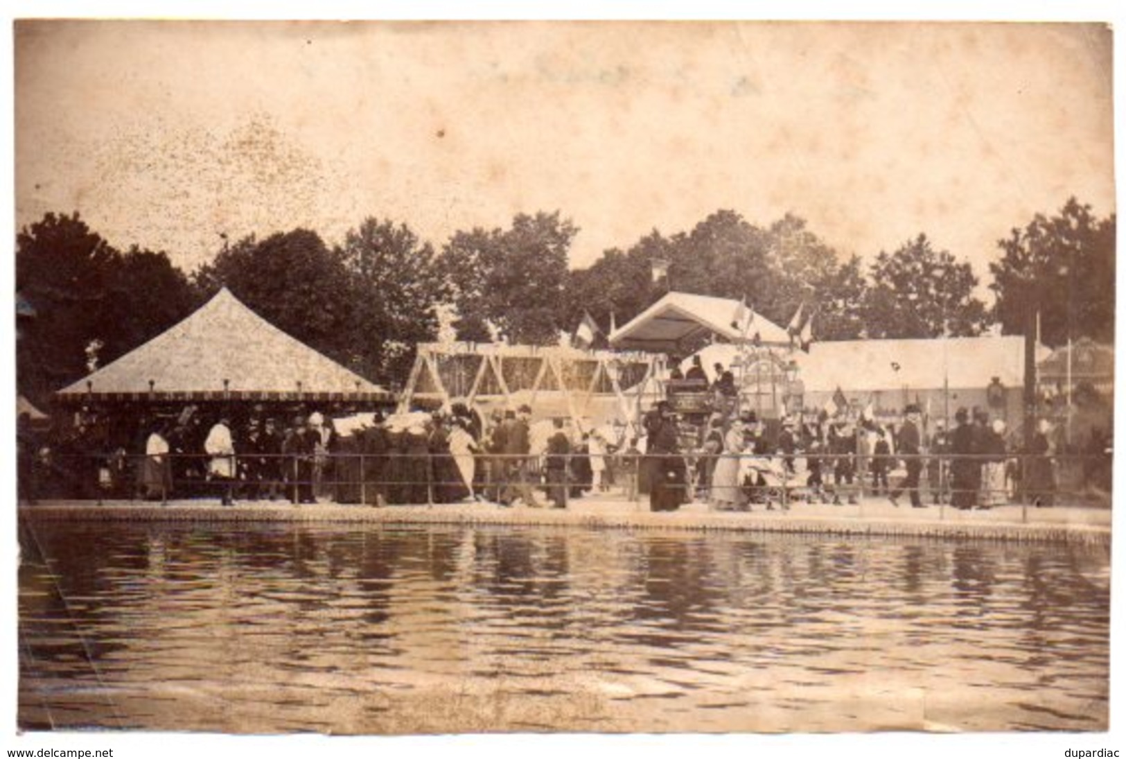 92 - Hauts De Seine / PHOTO De La Foire De SAINT CLOUD En 1884 (fête, Animations, Balançoires,...) - Anciennes (Av. 1900)