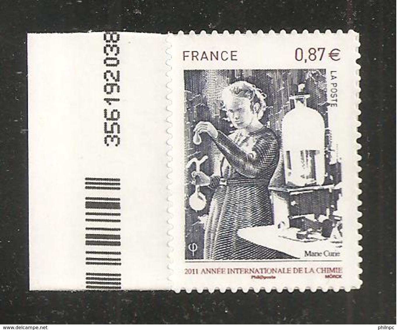 France, Autoadhésif, Adhésif, 524, Neuf **, TTB, Marie Curie, Année Internationale De La Chimie - Autres & Non Classés