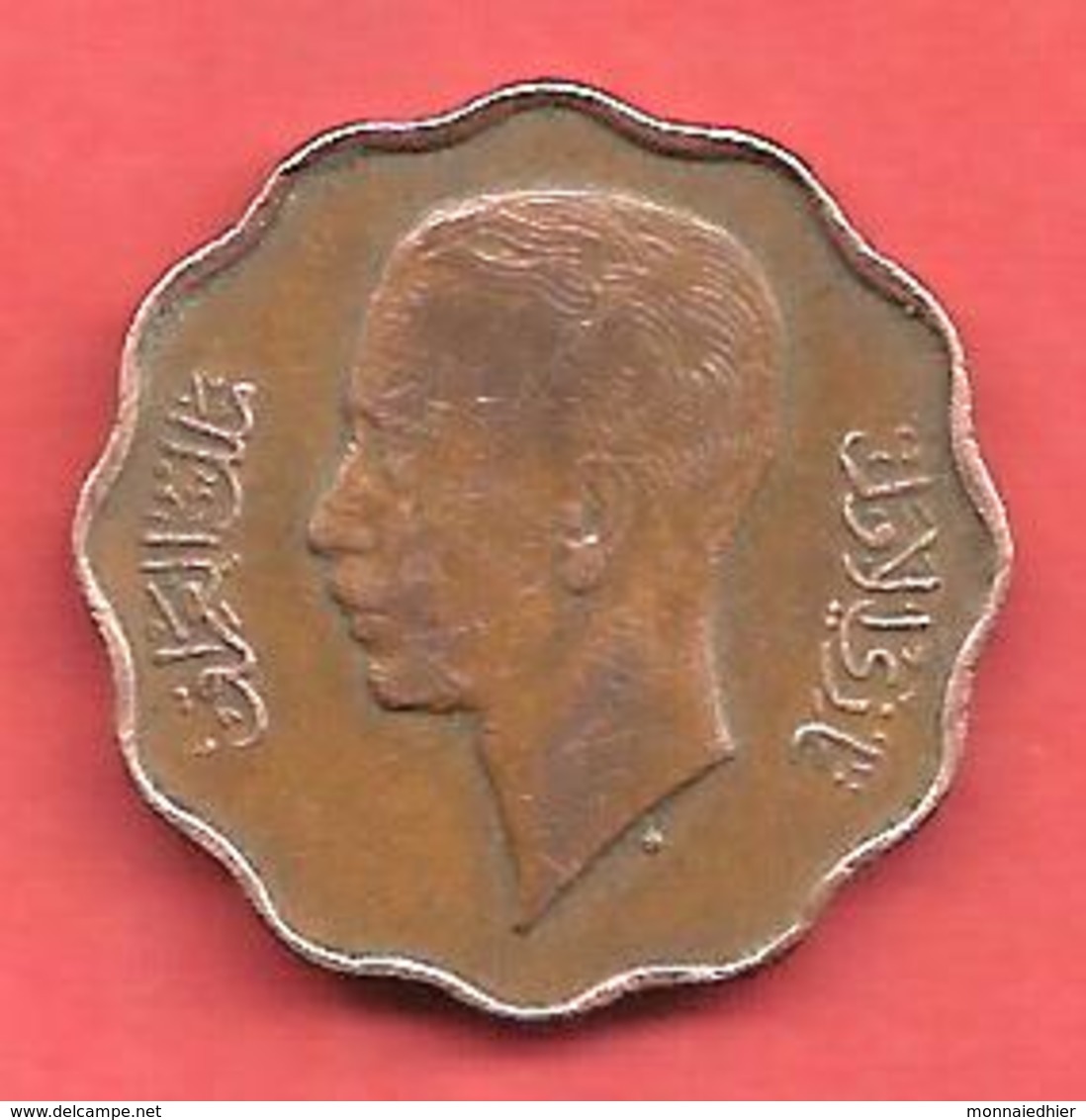 4 Fils , IRAC , Bronze , 1938 , N° KM # 105b - Iraq