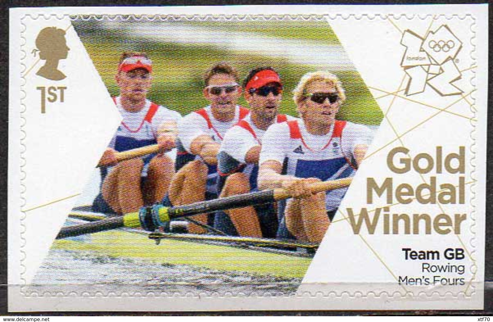 GREAT BRITAIN 2012 Olympic Games Gold Medal Winners: Men's Rowing Fours - Neufs