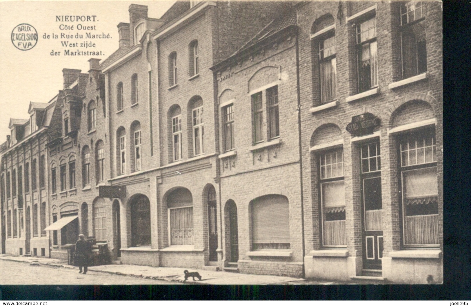 Nieuwpoort - Marktstraat - 1920 - Nieuwpoort