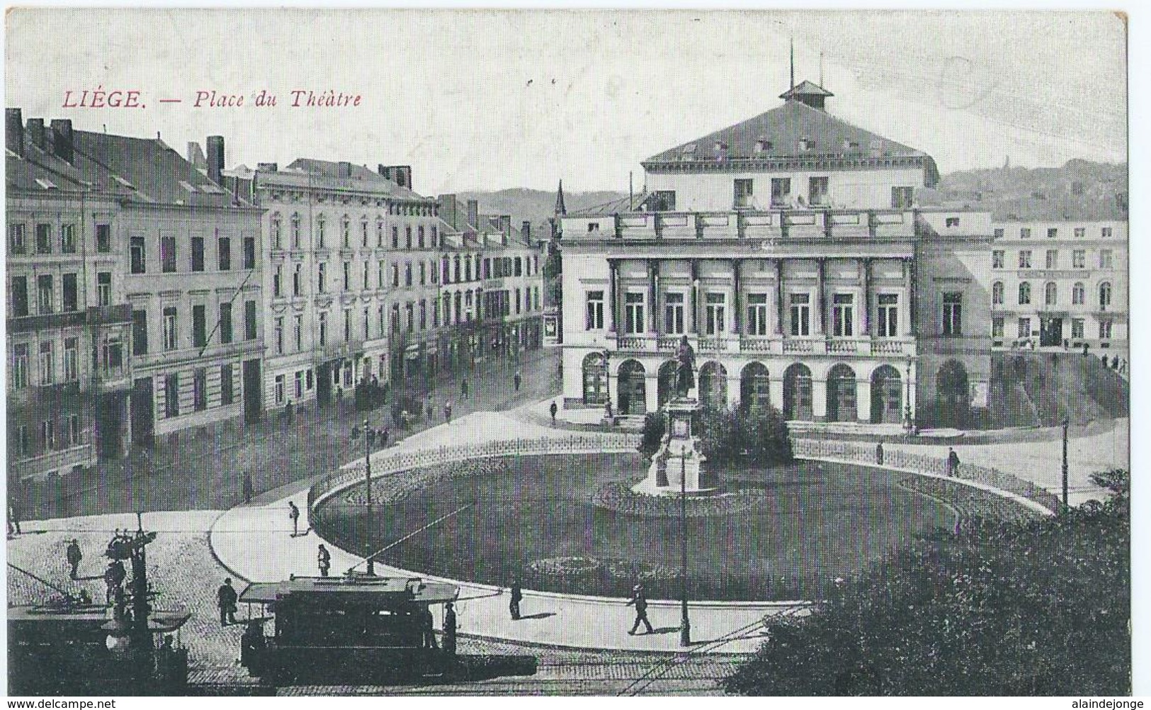 Luik - Liège -Place Du Théâtre - Edit. J.F. - 1906 - Liege