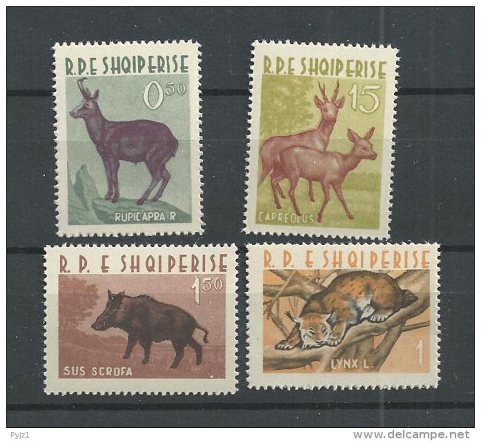 1962 MNH Albania Animals,  Postfris** - Albanie